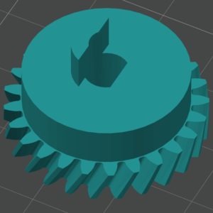 Изображение - Шестерня автоподатчика принтера Konica 458e - Stav3DPrint