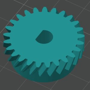 Изображение - Шестерня автоподатчика принтера Konica 458e - Stav3DPrint