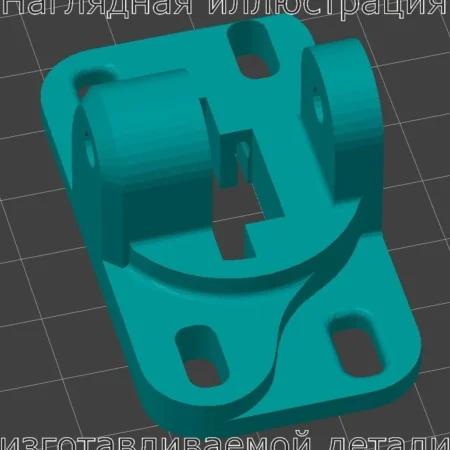 Изображение - Левое усиленное крепление внутренней ручки УАЗ ПАТРИОТ - Stav3DPrint