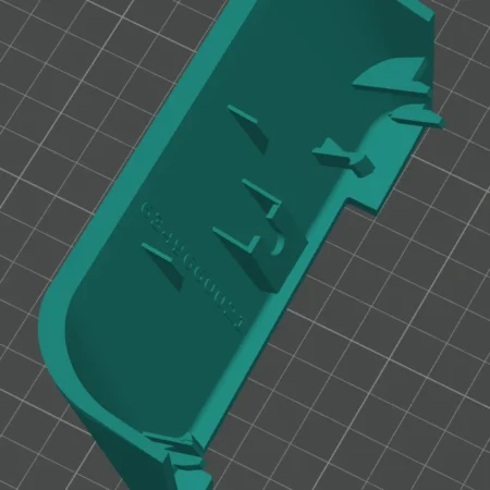 Изображение - Левая крышка рейлинга Toyota Land Cruiser 100 6349660021 - Stav3DPrint
